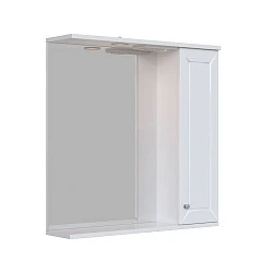 Зеркало-шкаф SanStar Бриз 70 14.1-2.4.1. с подсветкой, белый