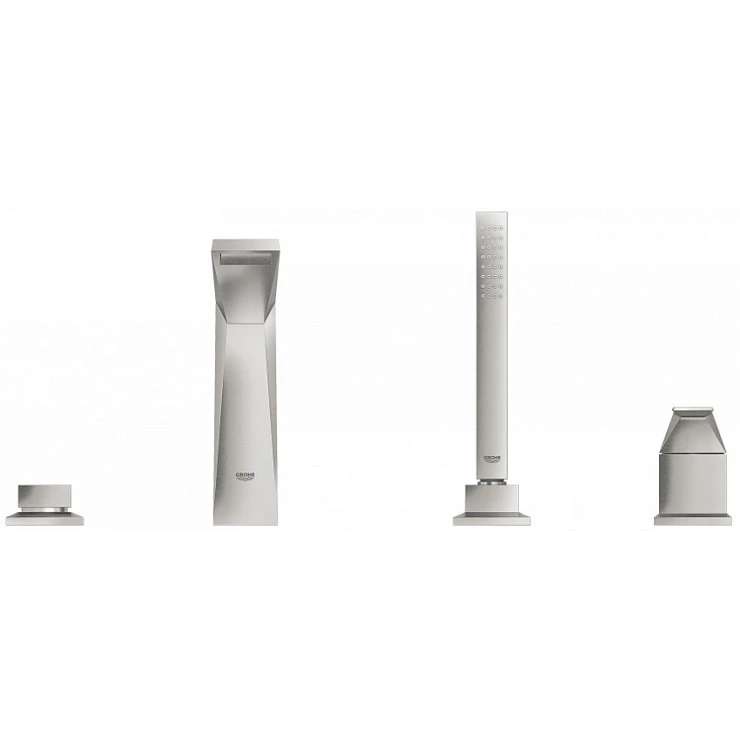 Смеситель на борт ванны Grohe Allure Brilliant 19787DC1 супер сталь