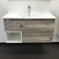 Тумба с раковиной Comforty Турин 90 00004136271CF дуб бежевый