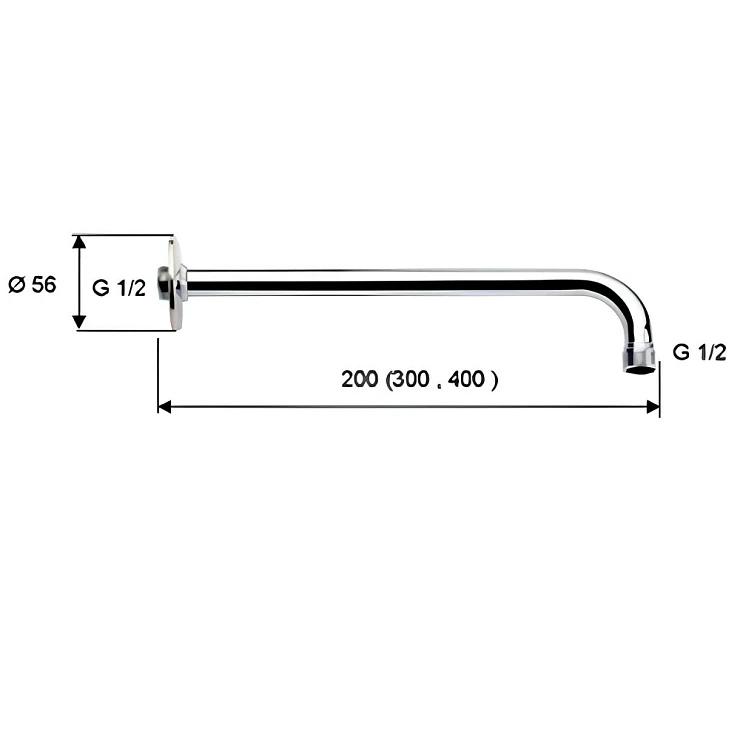 Кронштейн Remer RR 343 хром