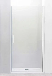 Душевая дверь в нишу Cezares 90см RELAX-90-P-Bi-L профиль белый, стекло рифленое