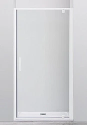 Душевая дверь в нишу Cezares 70см RELAX-BA-1-70-C-Bi профиль белый, стекло рифленое