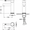 Смеситель для раковины Timo Saona 2361/03F черный матовый