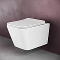 Унитаз подвесной Ceramica Nova Metric CN3007 белый глянец
