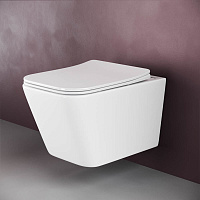 Унитаз подвесной Ceramica Nova Metric CN3007 белый глянец