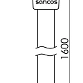 Душевой шланг Sancos 160см SC5001MB черный матовый