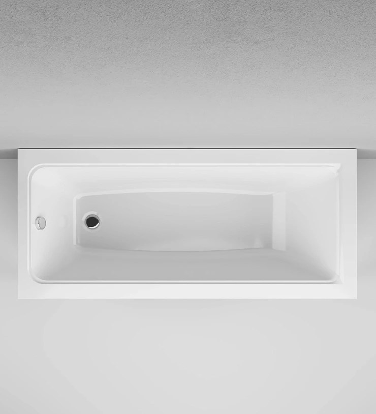 Акриловая ванна AM.PM Gem 170x75 W90A-170-075W-A белая глянцевая