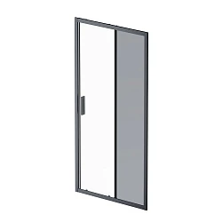 Дверь душевая в нишу AM.PM Gem 100см W90G-100-1-195BG профиль черный, стекло прозрачное/тониованное