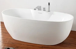 Акриловая ванна ABBER 170x80 AB9323 белая глянцевая
