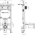 Комплект Jacob Delafon Patio E21740RU-00 кнопка хром