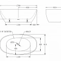 Акриловая ванна BelBagno 170x80 BB81-1700 белая глянцевая