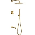 Душевой комплект Boheme Uno 464-2-MG с внутренней частью, золото матовое