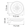 Мыльница Wasserkraft Kammel K-8329 хром