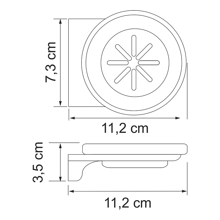 Мыльница Wasserkraft Kammel K-8329 хром
