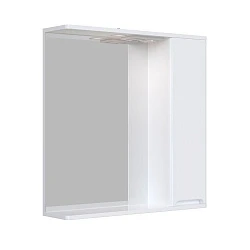 Зеркальный шкаф подвесной SanStar Модена 70 для ванной комнаты белый
