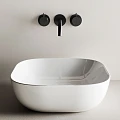 Раковина накладная Ceramica Nova Element CN6010 белая глянцевая