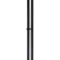Полотенцесушитель электрический Маргроид Inaro 2 150*6 см, профильный, 2 ряда крючков, черный мат