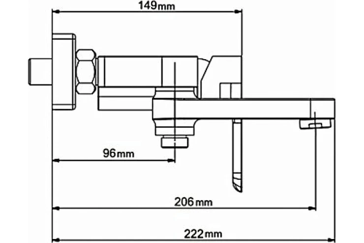 Смеситель для ванны с душем Gappo G3248 белый / хром