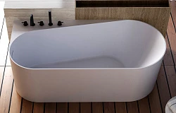 Акриловая ванна ABBER 170x78 AB9496-1.7 L белая глянцевая