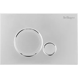 Кнопка смыва BelBagno Sfera BB015-SR-CHROME хром/белая глянцевая