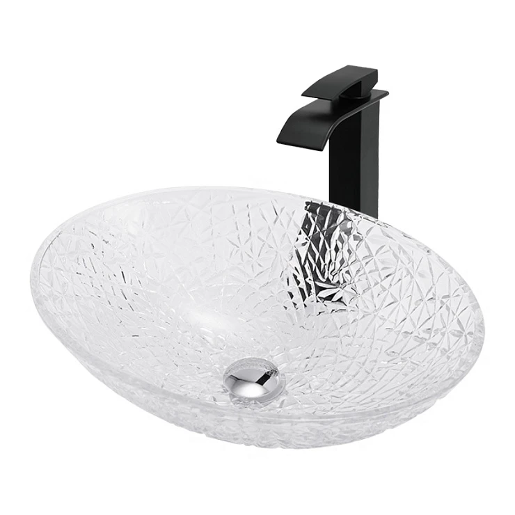 Раковина накладная ABBER Glas AK2303 прозрачная