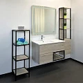 Стеллаж Comforty Мальме 40 00-00000826CF дуб дымчатый