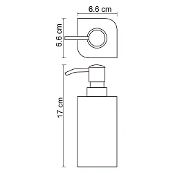 Дозатор для жидкого мыла Elba K-2799