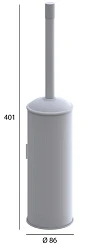 Ершик Boheme Uno 10984-MW белый матовый