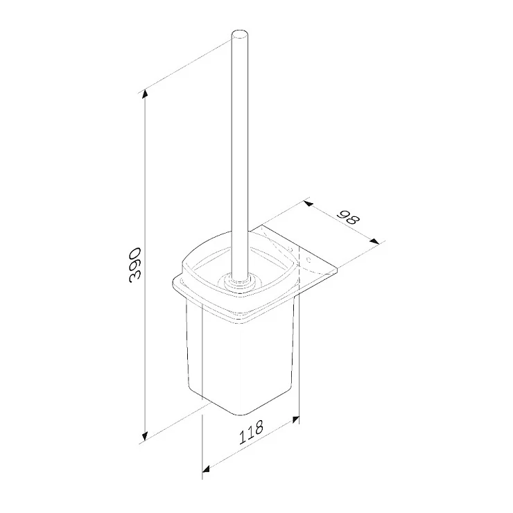 Ершик AM.PM Inspire 2.0 A50A33422 черный