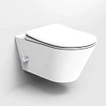 Унитаз подвесной Boheme Avva 972-2-W белый глянец