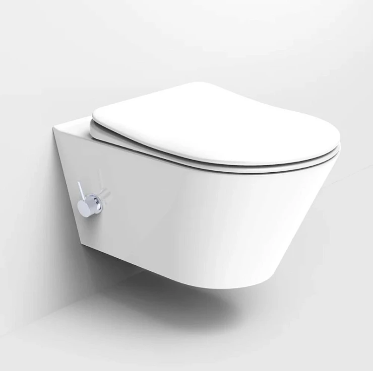 Унитаз подвесной Boheme Avva 972-2-W белый глянец