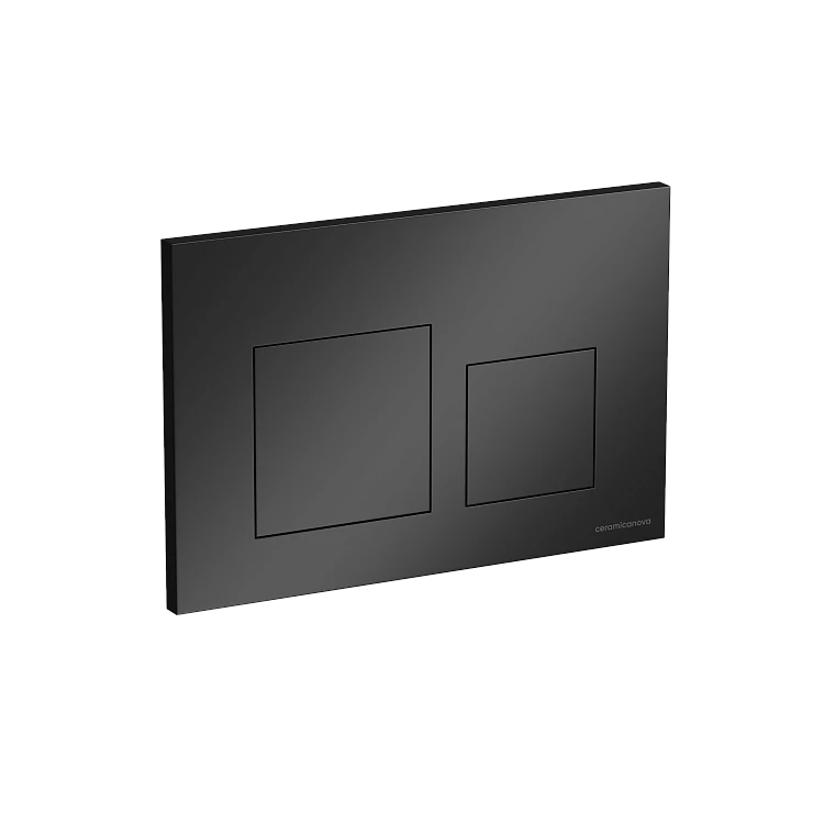 Кнопка смыва Ceramica Nova Balance Square CN12-002MB чёрная матовая