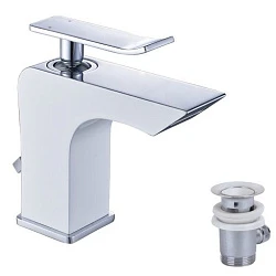 Смеситель для раковины Lemark Contest LM5806CW белый / хром
