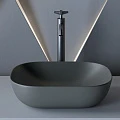 Раковина накладная Ceramica Nova Element 45 CN6009MDH антрацит матовый