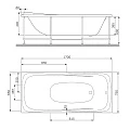 Экран AM.PM Sensation 170x75 W30A-170-075W-P белый