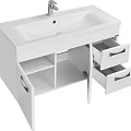 Тумба с раковиной Aquaton Диор 100 белая