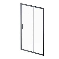 Дверь душевая в нишу AM.PM Gem 120см W90G-120-1-195BT профиль черный, стекло прозрачное