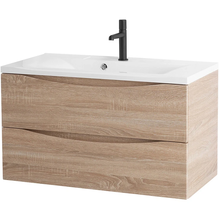 Тумба с раковиной BelBagno Marino 90 белый дуб