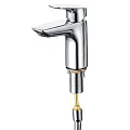 Смеситель для раковины Aquatek Вега AQ1012CR с гигиеническим душем, хром