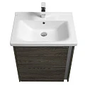 Тумба с раковиной Aquaton Стоун 60 грецкий орех