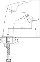 Смеситель Aquanet Techno SD90884 для биде