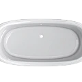Ванна из искусственного камня Астра-Форм Мальборо 190x86 отдельностоящая белая глянцевая