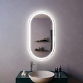 Зеркало с подсветкой Miralls Aura 600/1200 с подсветкой