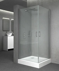 Душевой уголок Golden Frog 90x90см 6K1059 профиль хром, стекло прозрачное