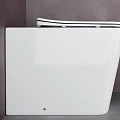Унитаз приставной Ceramica Nova Cubic CN1809 белый глянец