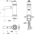 Смеситель для раковины Timo Arisa 5361/03F черный матовый
