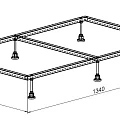 Каркас для поддона Allen Brau 140х90 8.00006