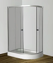 Душевой уголок Golden Frog 80x120см SRGF-138R с поддоном, профиль хром, стекло позрачное