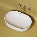 Раковина накладная Ceramica Nova Element CN6047MW белая матовая