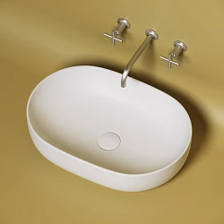 Раковина накладная Ceramica Nova Element CN6047MW белая матовая